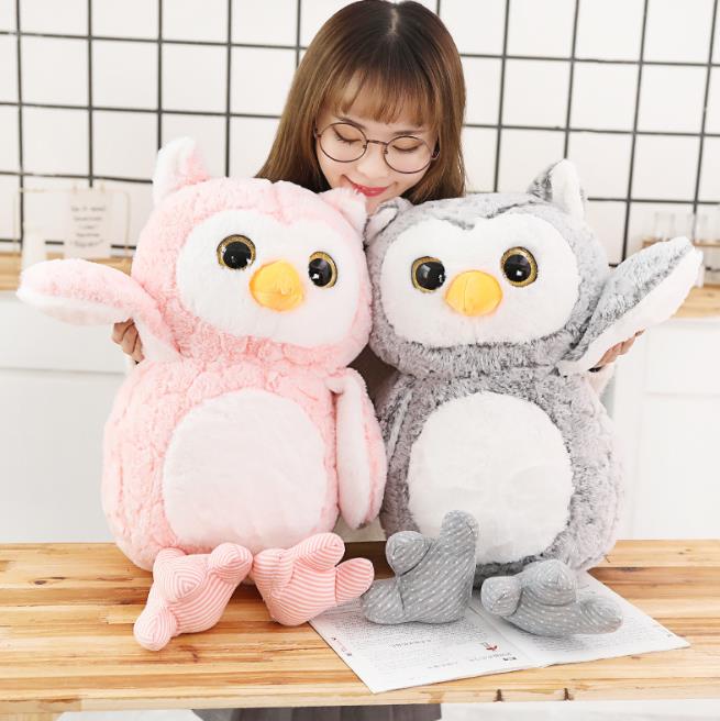 Cute owl plush toy Custom stuffed animals