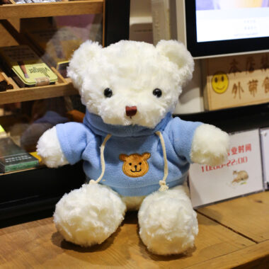 Custom Stuffed Teddy Bear with Hoodie for Events