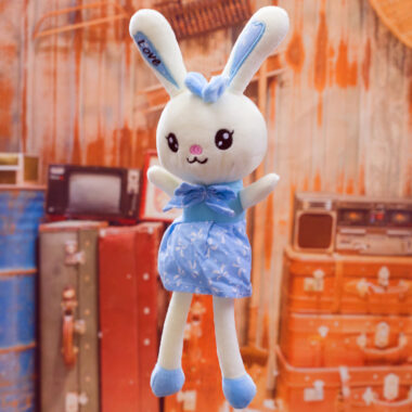 Love-themed couple bunny stuffed rabbit toy