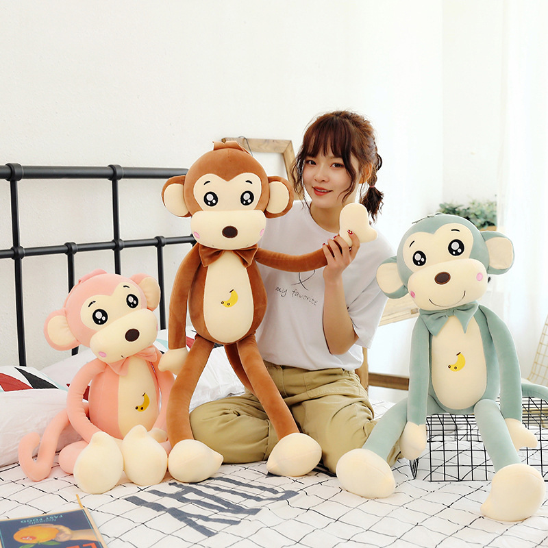 Soft Long Arm Stuffed Monkey Toy for Babies