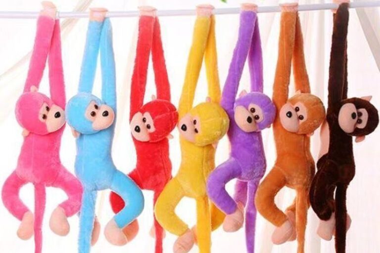 Soft Long Arm Monkey Curtain Tieback Plush Toy