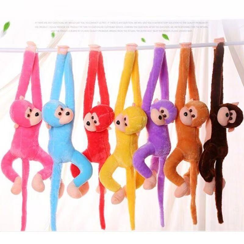 Soft Long Arm Monkey Curtain Tieback Plush Toy