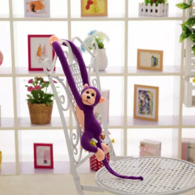 Soft Long Arm Monkey Curtain Tieback Plush Toy