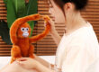 Long Arm Stuffed Monkey Toy Curtain Tieback