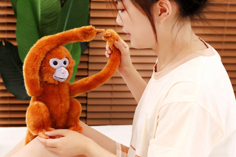 Long Arm Stuffed Monkey Toy Curtain Tieback