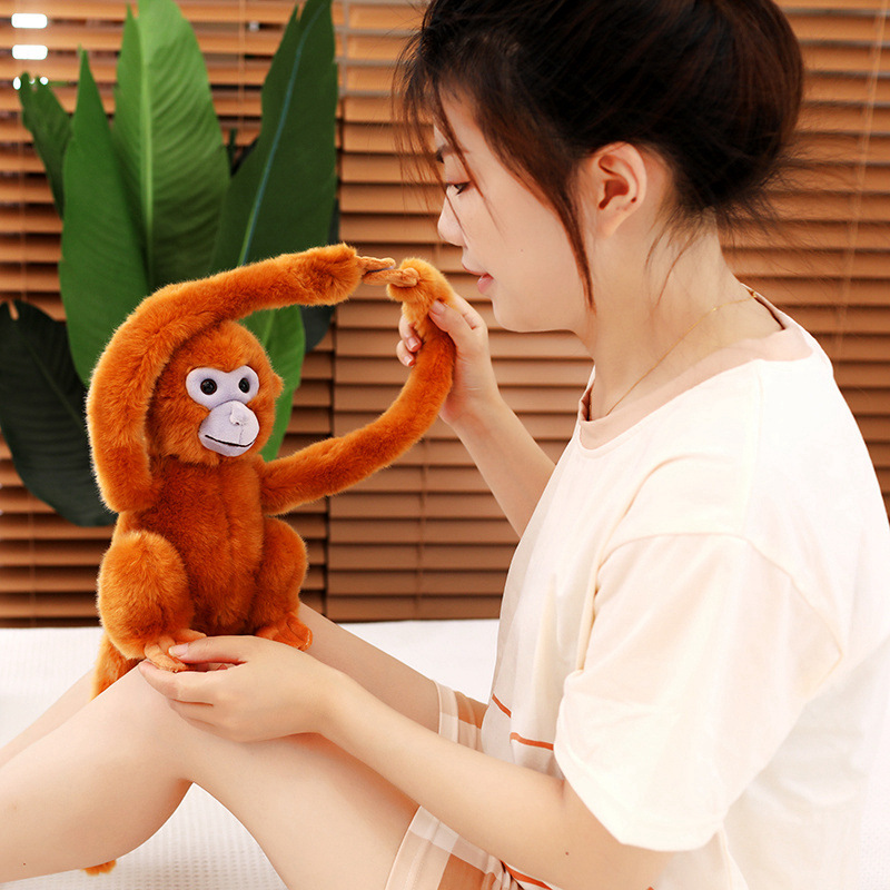 Long Arm Stuffed Monkey Toy Curtain Tieback