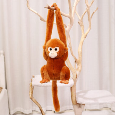 Long Arm Stuffed Monkey Toy Curtain Tieback