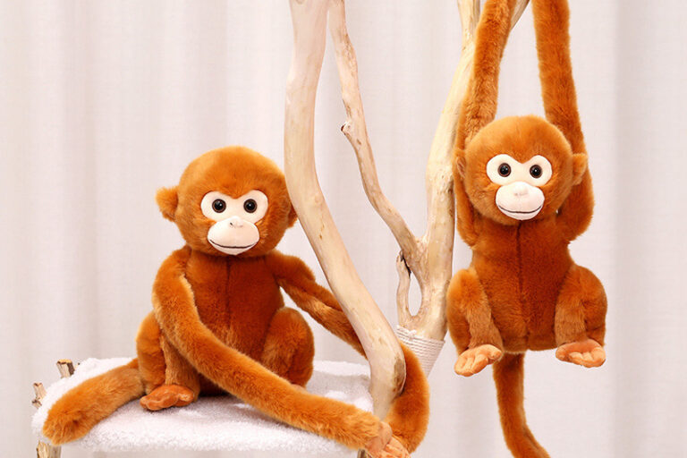 Long Arm Stuffed Monkey Toy Curtain Tieback