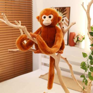 Long Arm Stuffed Monkey Toy Curtain Tieback