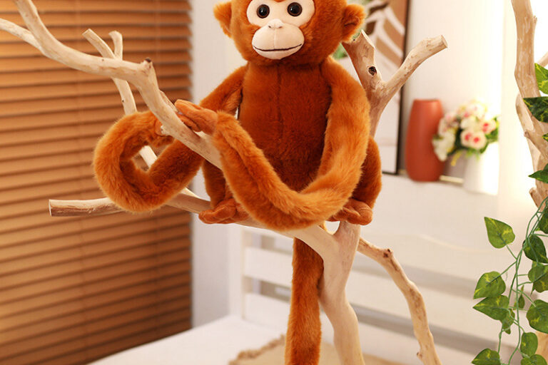 Long Arm Stuffed Monkey Toy Curtain Tieback