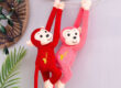 Hanging Long Arm Plush Banana Monkey Toy