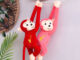 Hanging Long Arm Plush Banana Monkey Toy