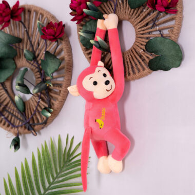 Hanging Long Arm Plush Banana Monkey Toy