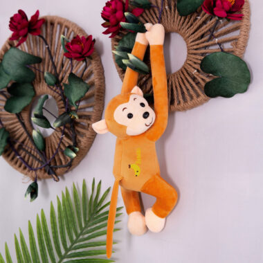 Hanging Long Arm Plush Banana Monkey Toy