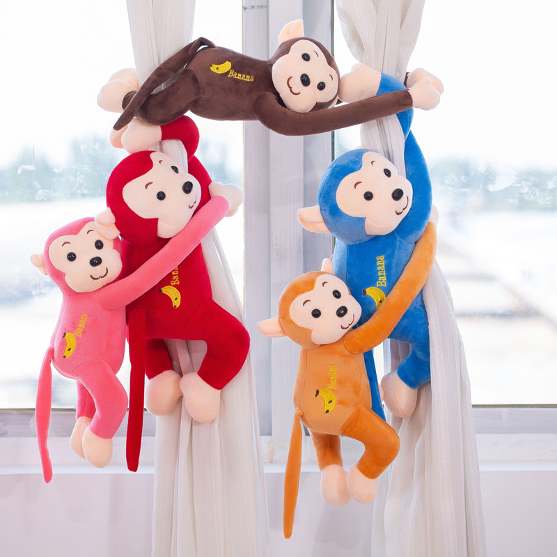 Hanging Long Arm Plush Banana Monkey Toy