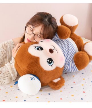 Cute Navy Monkey Plush Toy Gift for Kids