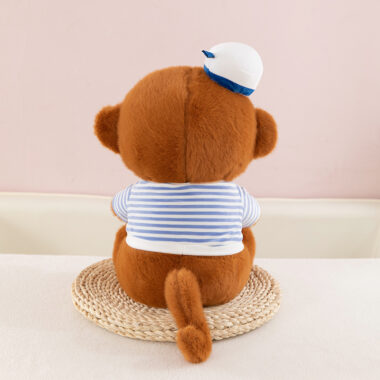 Cute Navy Monkey Plush Toy Gift for Kids