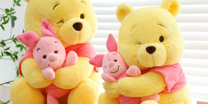 Custom Cartoon Plush Bear Piglet Winnie Toy Gift