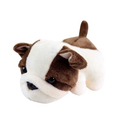 Mini Lying Shar Pei Plush Puppy Keychain for Bag or Gift 