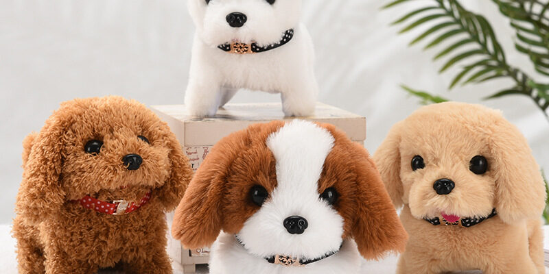 Walking Custom Stuffed Electric Dog Toy for Kids