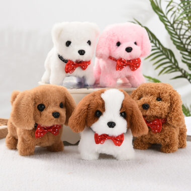 Walking Custom Stuffed Electric Dog Toy for Kids