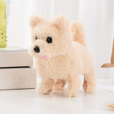 Walking Custom Stuffed Electric Dog Toy for Kids